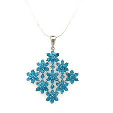 925 Silver Apatite Pendant