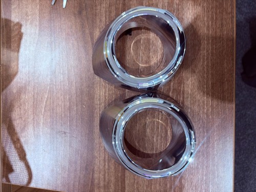 Pair chrome headlight - chrome,