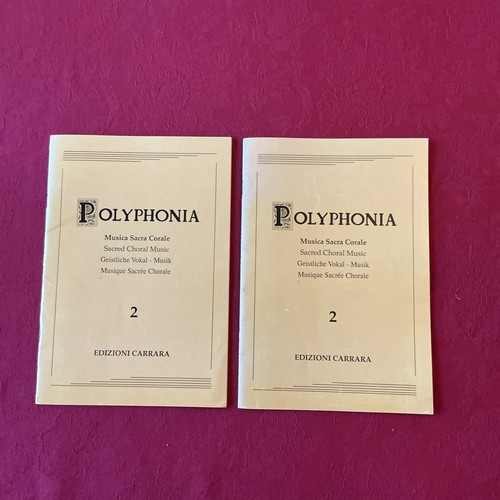 Sheet music polyphonia sacred - polyphonia,