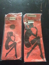 vintage stockings regency one size in american tan