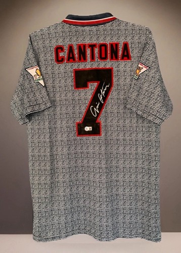Eric cantona signed - signed, manchester