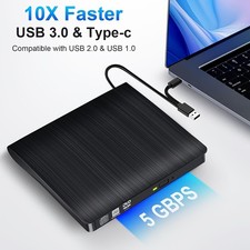 USB & Type-C External DVD CD