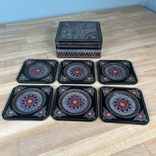Vtg Thai Mango Wood Lacquer
