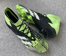 Adidas Predator Mutator 20.1 FG Football Boots Green White Black UK 9.5