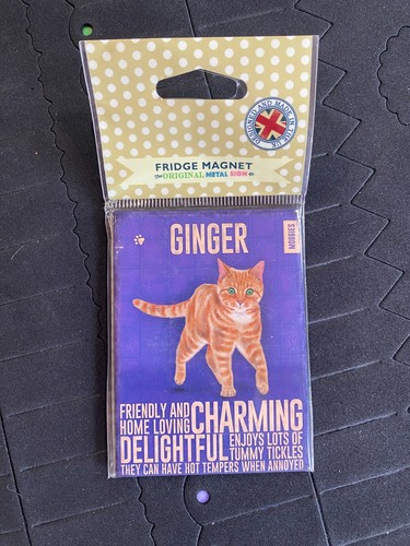 Cat fridge magnet black - cat,