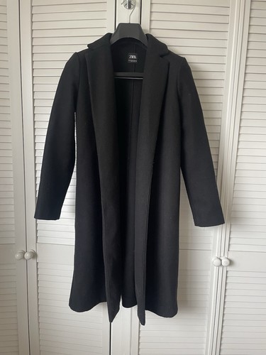 Zara black coat - zara,
