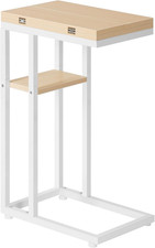 Foldable End Table, C Shaped