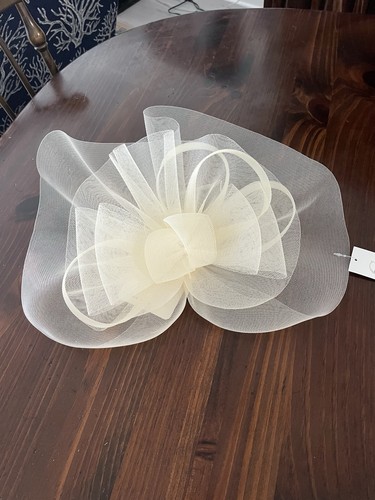 Light cream net hat - cream,