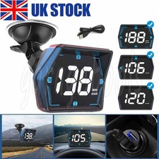 Car Digital GPS Universal Speedo Speed MPH KMH HUD Head Up Display Speedometer