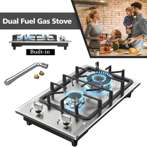 Gas cooktop stainless - gas,