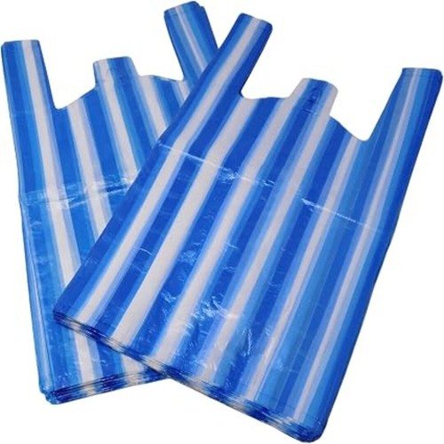 Blue candy stripe reusable - candy,