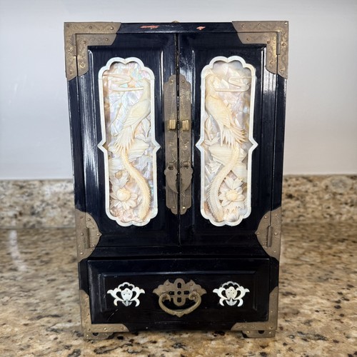 Vintage chinese black lacquer - vintage,