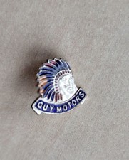 Vintage enamel Guy Motors Truck Lorry brooch pin badge