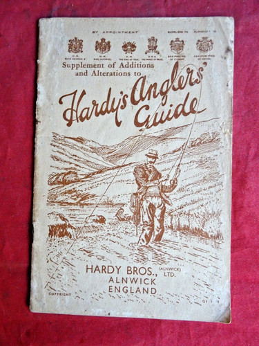 Vintage hardy anglers guide - vintage,