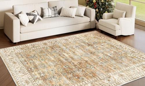 Homfine vintage area rug - vintage,