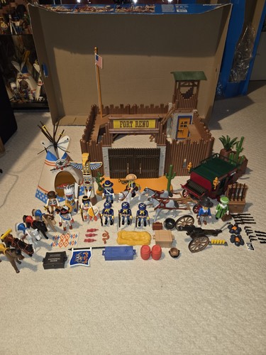 Playmobil western fort reno - western,