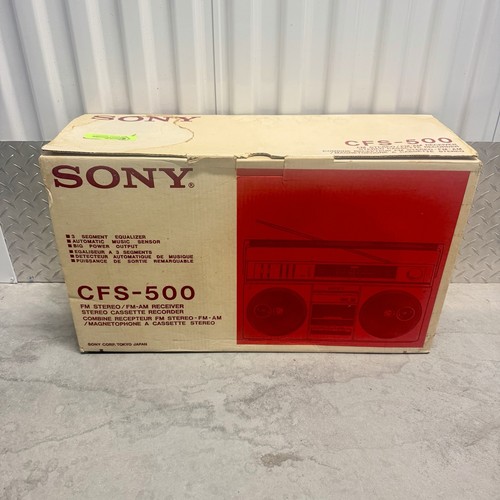 Vintage sony cfs 500 - vintage, cfs-500