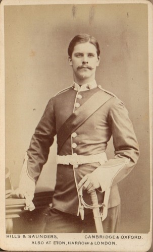 Cambridge military cdv ensign - cambridge,