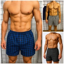 Pack of 6 Men's Woven Boxer