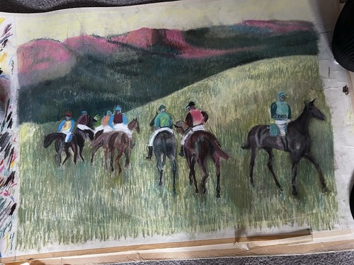 Original artwork pastel - artwork, in