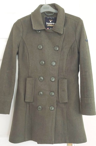 Superdry limited wool coat - wool,