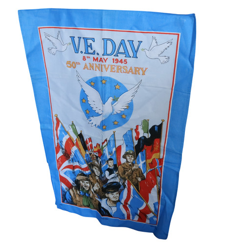 Wwii tea towel 50th - tea,