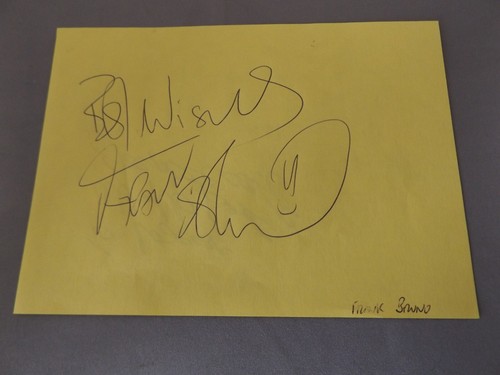 Hand signed 4 autograph - 6", 4"