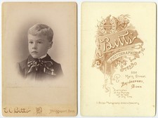 CAB PHOTO PORTRAIT OF A BOY W/