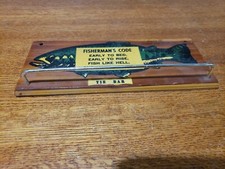 Fisherman's Code Tie Bar, Wall