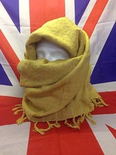Genuine British Army Surplus Shemagh Scarf in Desert Sand/Gold Grade A 110x110cm