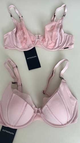 Bnwt autograph pink mesh - m&s,
