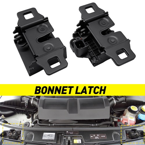 Front bonnet latch - 2x, lh+rh