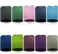 50 x Beanie Hats Mixed Colours Acrylic Soft Warm Unisex Men's Job Lot Bundle
