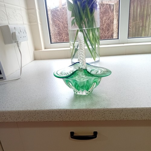 Vintage green murano glass - vintage,