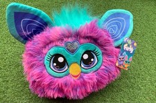 Cute Hasbro Furby Plush Blue Pink & Purple - Brand New with tags