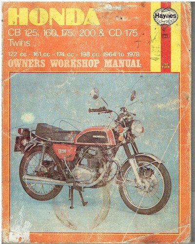 Honda cb125 cb160 cb175 cd175 - cb125,