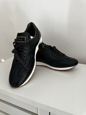 Brioni Black Leather Sneakers
