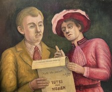 VINTAGE OIL PAINTING Votes For