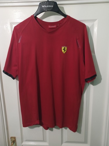 Ferrari men red neck - ferrari, short