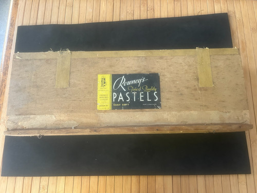 Vintage wooden case rowney - vintage,