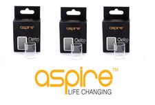 (3-Pack) Aspire Cleito Replacement Pyrex Glass Tube Tank 
