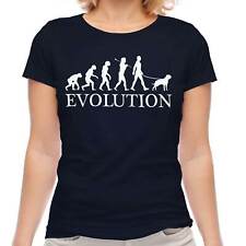 NEAPOLITAN MASTIFF EVOLUTION OF MAN LADIES T-SHIRT TOP DOG GIFT WALKER WALKING