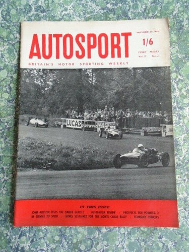 Autosport magazine 1956 - autosport,
