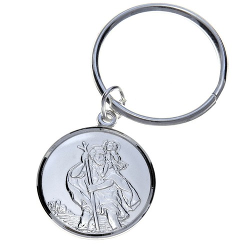 Sterling silver saint - silver,