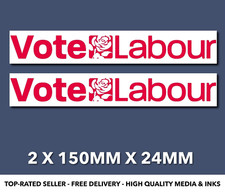 Labour Sticker Logo Vote