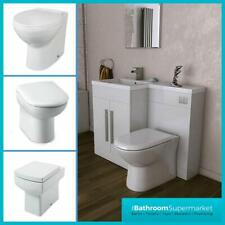 L Shape White Bathroom