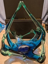 Murano Teal & Cobalt Blue