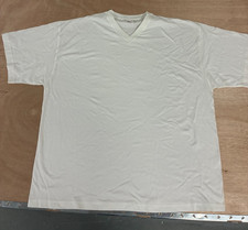 Hanes T-shirt White v-Neck XXL