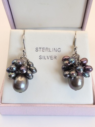 Sterling silver real peacock - real,