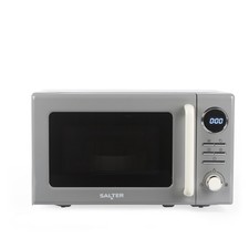 Salter Retro Grey Microwave
